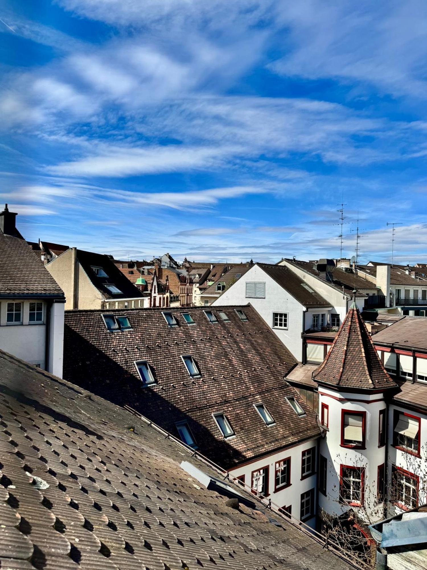 City Center Rooftop Balcony-Studio At Town Hall 바젤 외부 사진